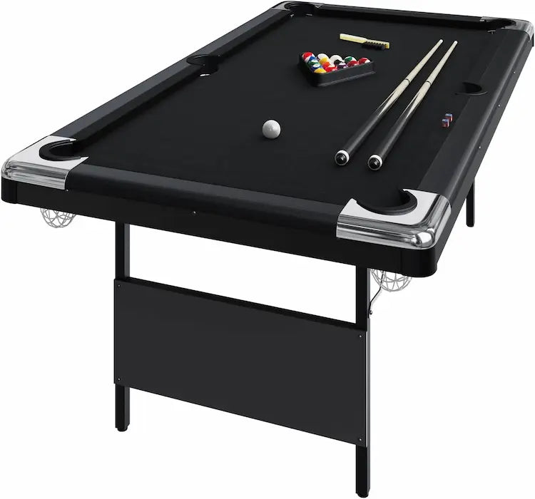Portable Foldable Pool Table (6ft / 7ft / 8ft) – Complete Game Set