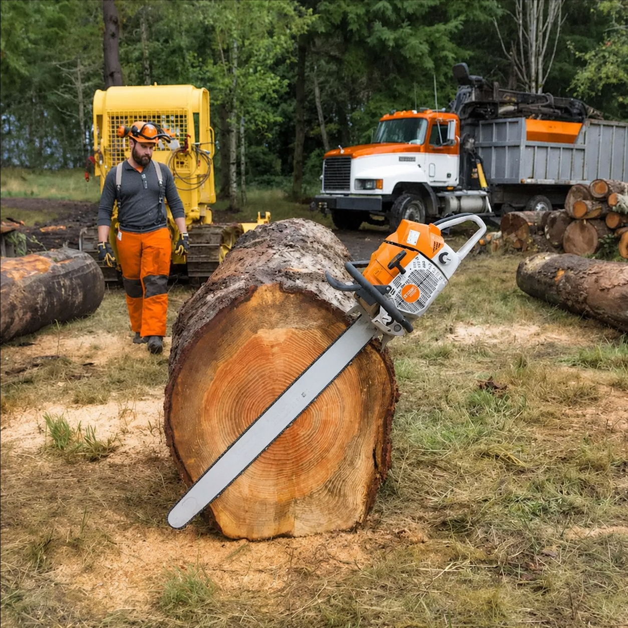 Professional Gas Chainsaw – High Power, Fast Cutting & Built for Tough Jobs