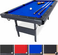 Portable Foldable Pool Table (6ft / 7ft / 8ft) – Complete Game Set